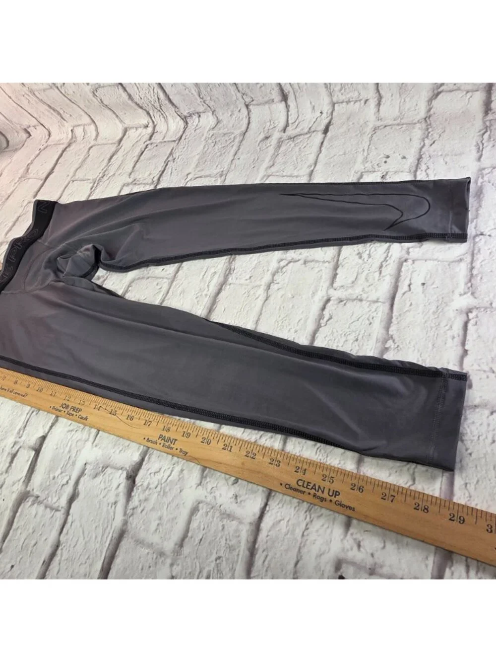 Nike Pro Mens Training Tights Leggings Gray Size S With Tag